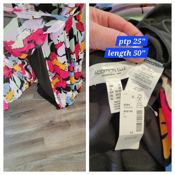 NWT Size 3x colorful dress - Picture 2 of 2